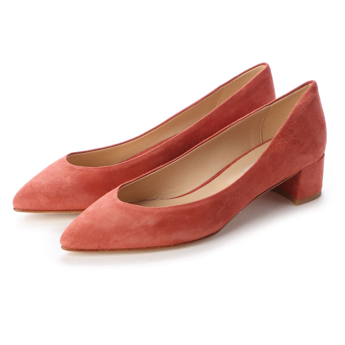 ファビオルスコーニ FABIO RUSCONI ブロックヒールパンプス （オレンジ