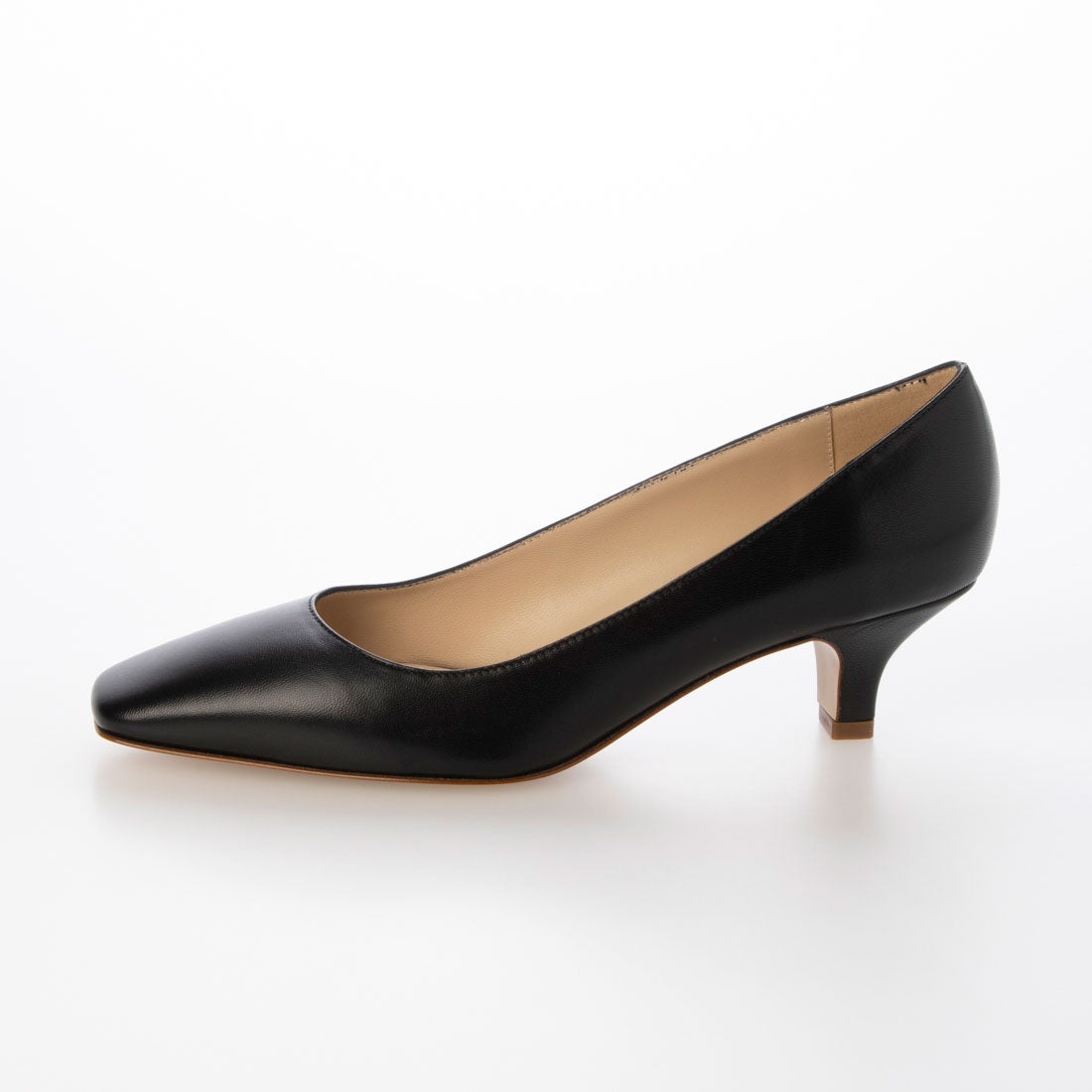 ○ファビオルスコーニ FABIO RUSCONI スクエアトゥヒールパンプス