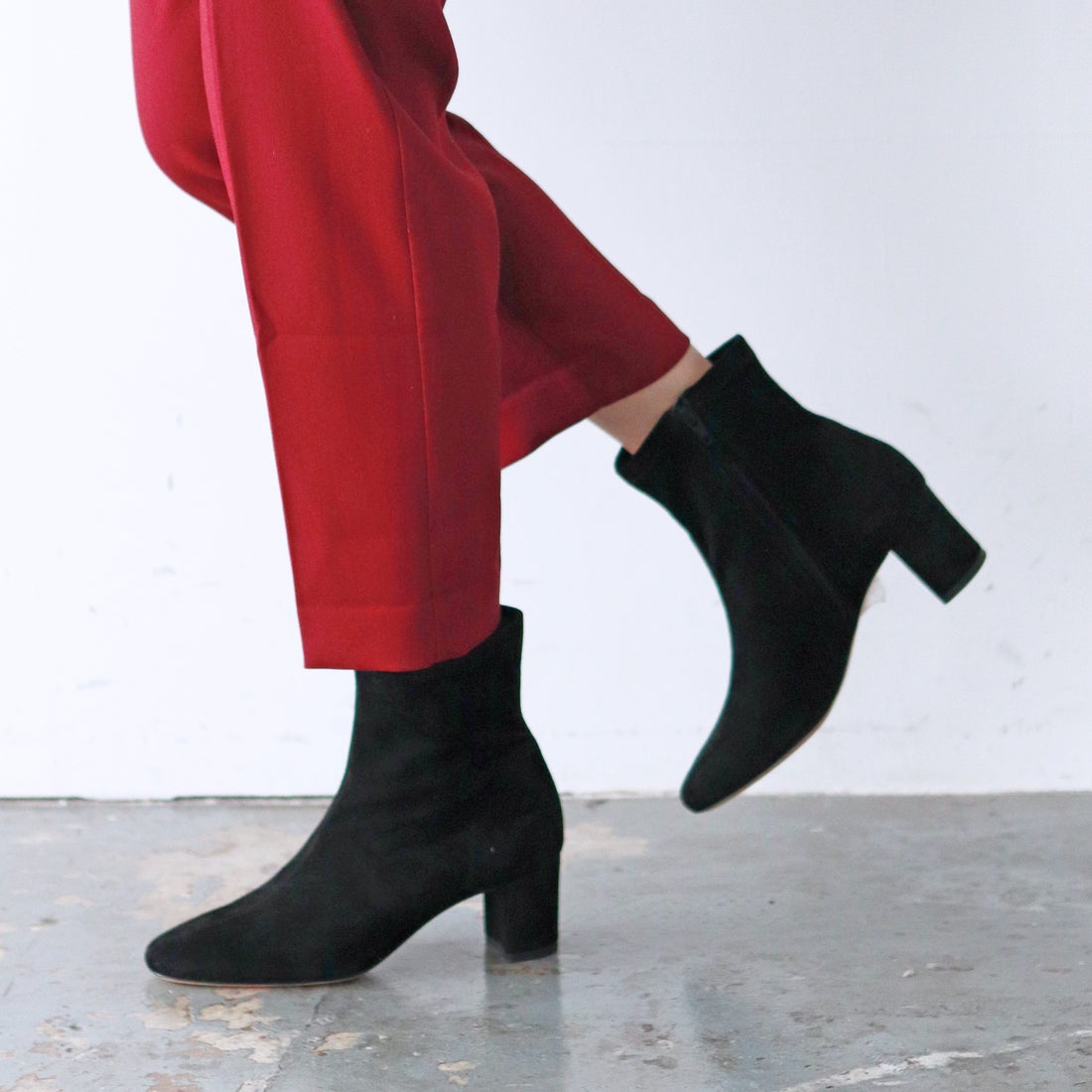 ファビオルスコーニ FABIO RUSCONI センターシームショートブーツ