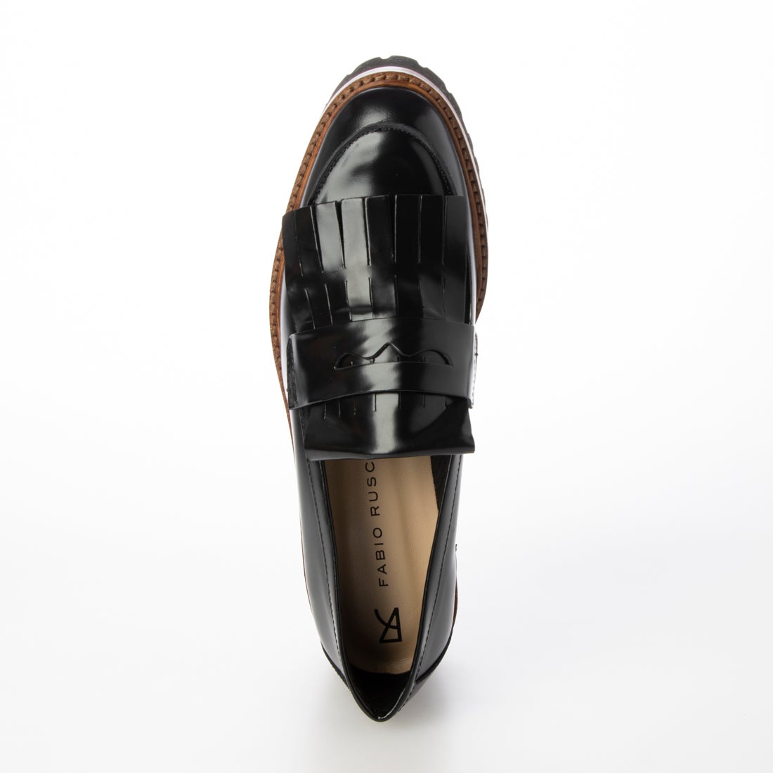 ファビオルスコーニ FABIO RUSCONI タンクソールキルト付きローファー