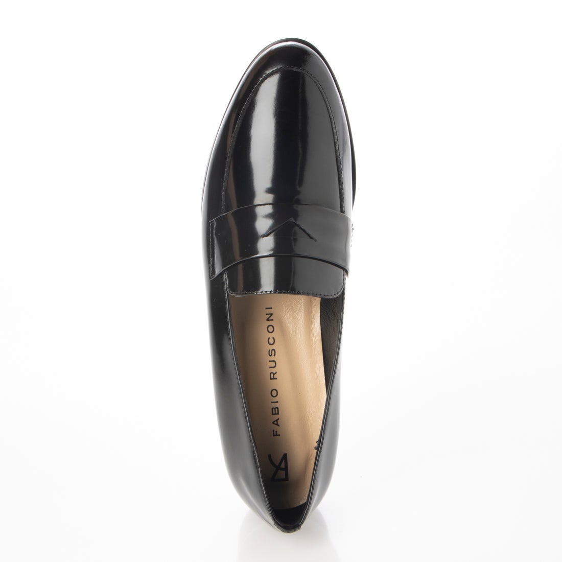 ファビオルスコーニ FABIO RUSCONI コインローファー （ブラック