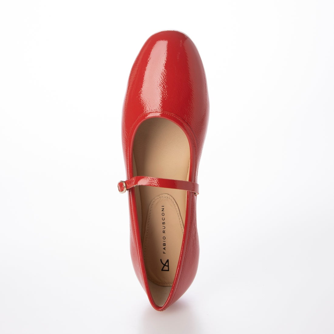 ファビオルスコーニ FABIO RUSCONI ストラップパンプス（レッド