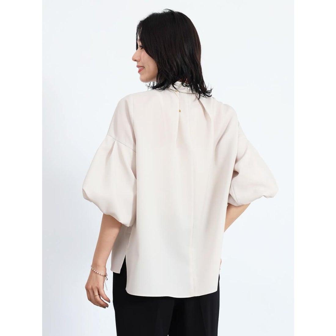 フェンネル FENNEL バルーンスリーブボリュームブラウス （ミント