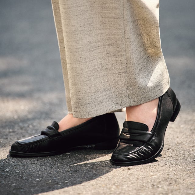 ソフトレザーローファー810 （ブラック） -fitfit(フィットフィット