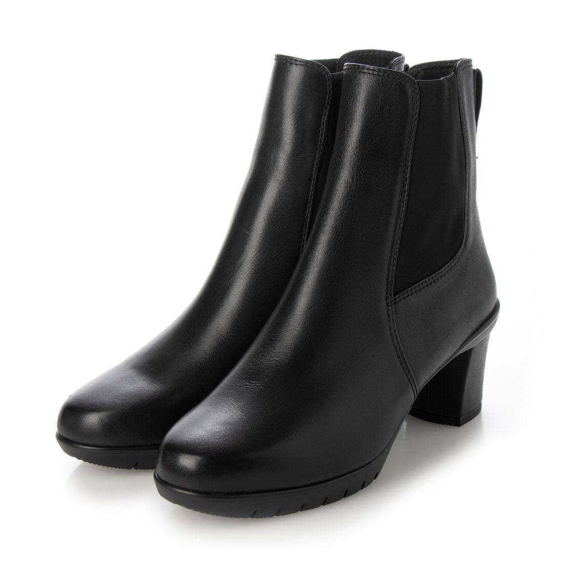 フレックスヒールサイドゴアブーツ2 （ブラック） -fitfit(フィット