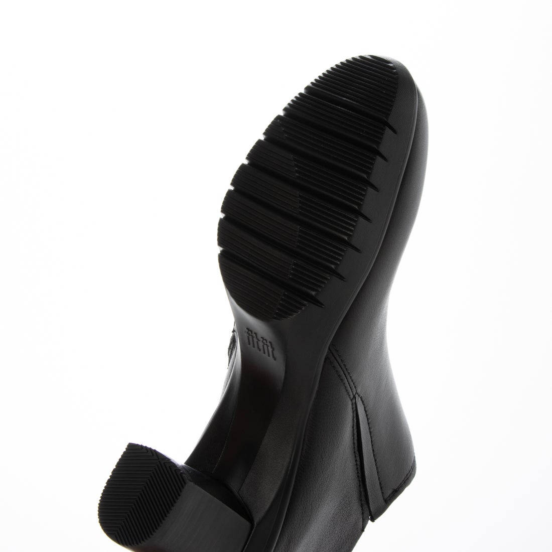 フレックスヒールショートブーツ200 （ブラック） -fitfit(フィット