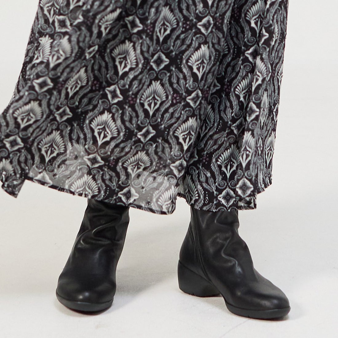 ソフトレザーブーツ900 （ブラック） -fitfit(フィットフィット