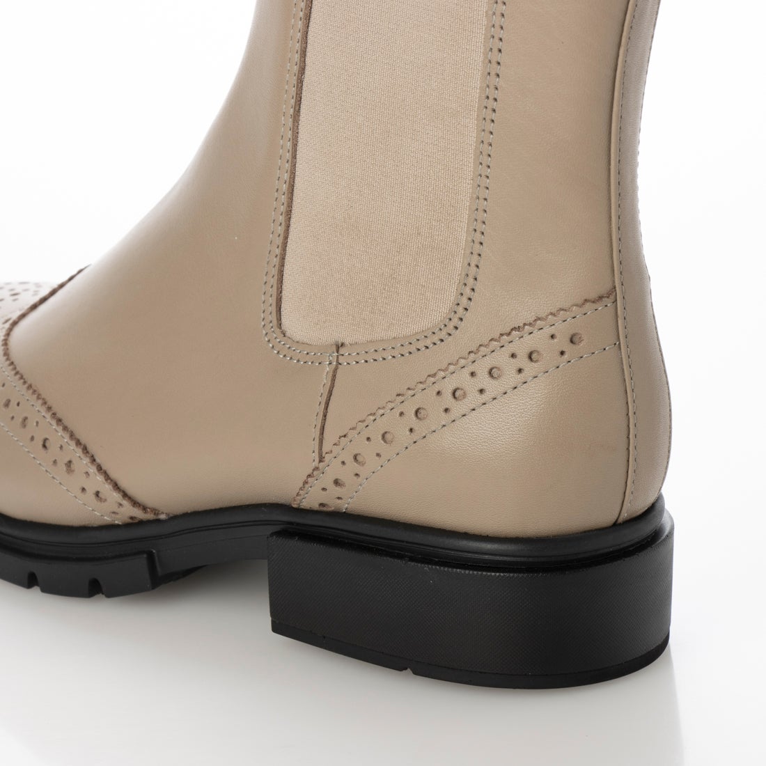 フレックスサイドゴアブーツ （グレーベージュ） -fitfit(フィット