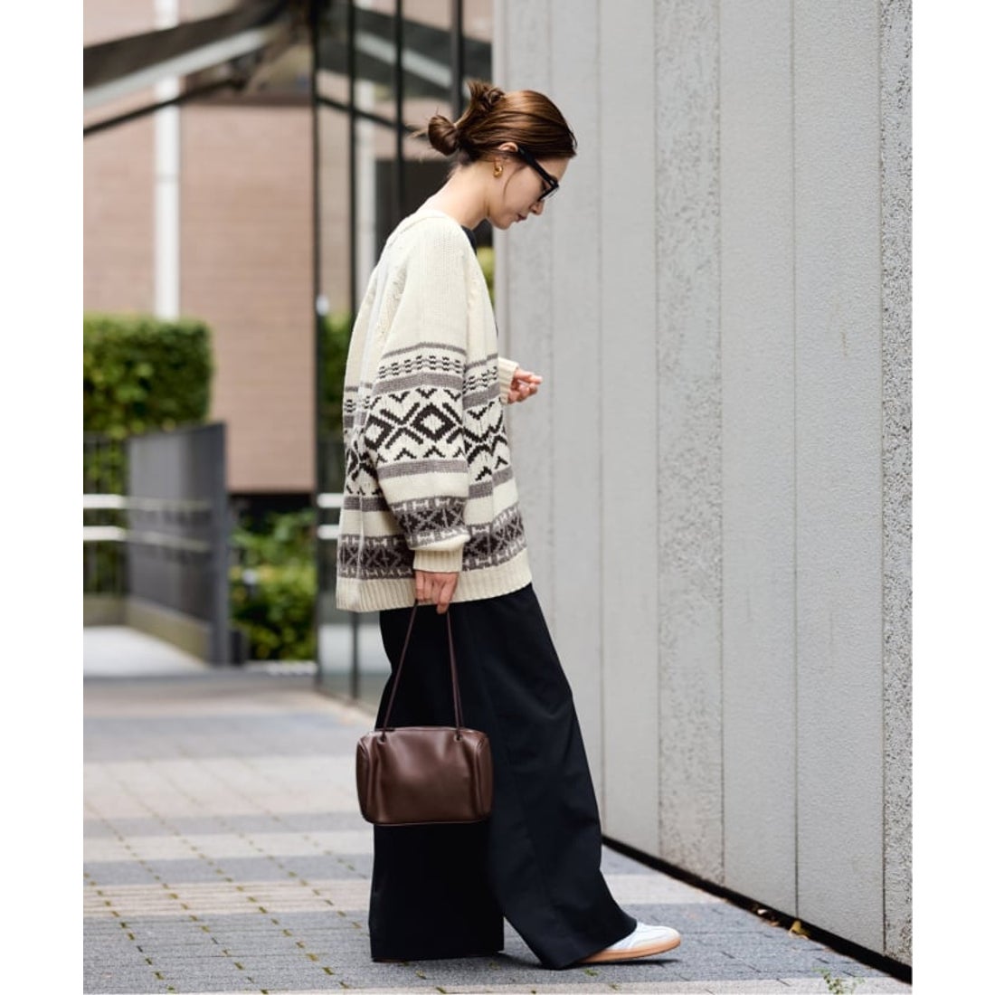 フレームワーク FRAMeWORK ≪≫ジャガードカーディガン （グレーA