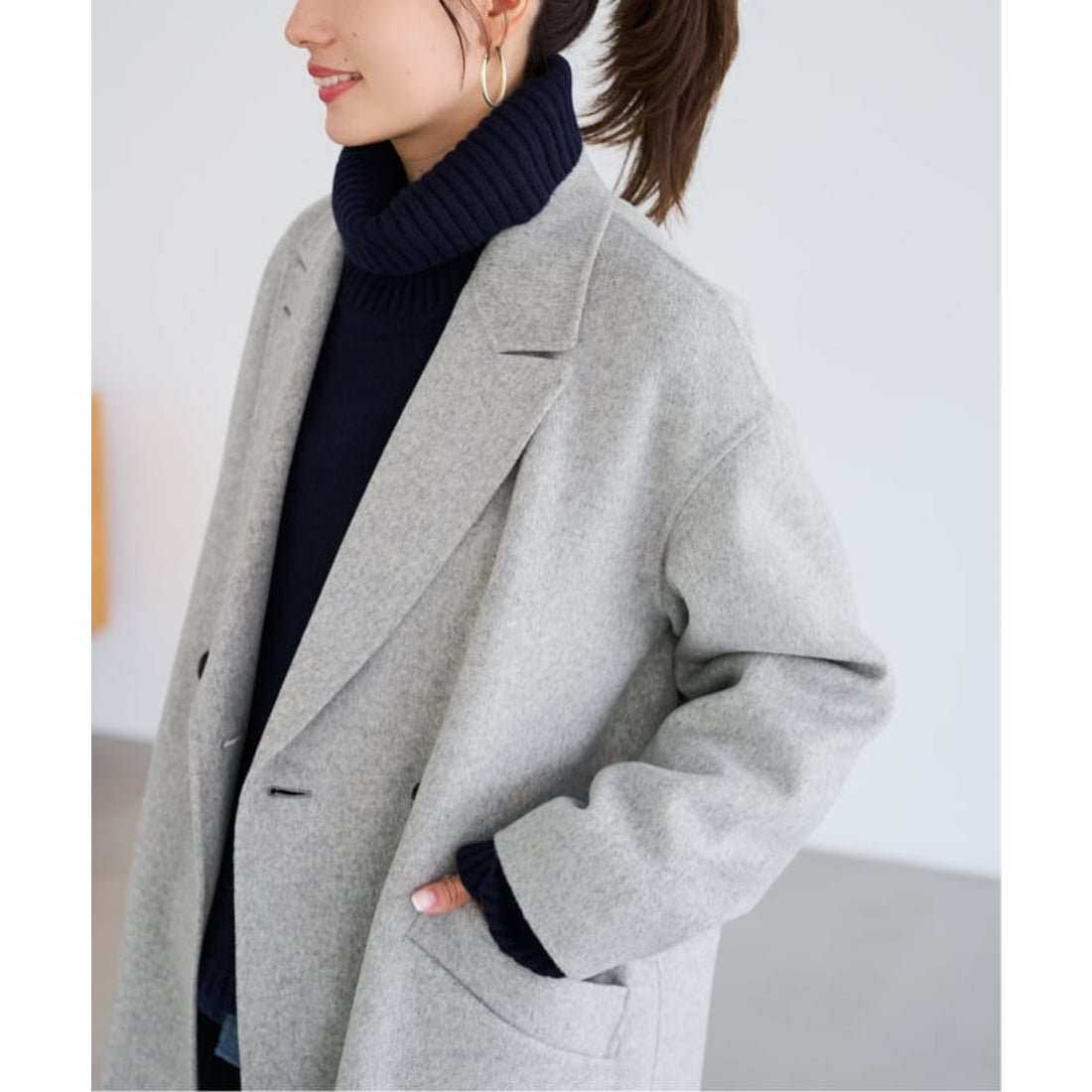 フレームワーク FRAMeWORK ≪追加≫SUPER160'sダブルブレストコート 2