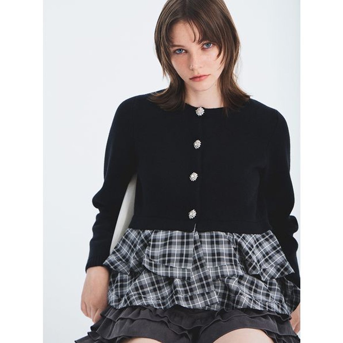 ファーファー FURFUR 【WEB限定カラー】ペプラムレイヤード