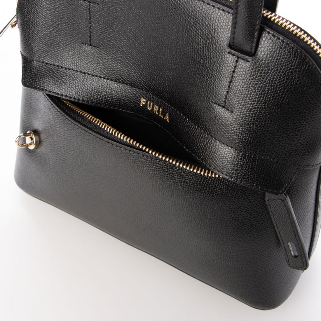 フルラ FURLA PIPER S DOME ハンドバッグ （NERO） -アウトレット通販