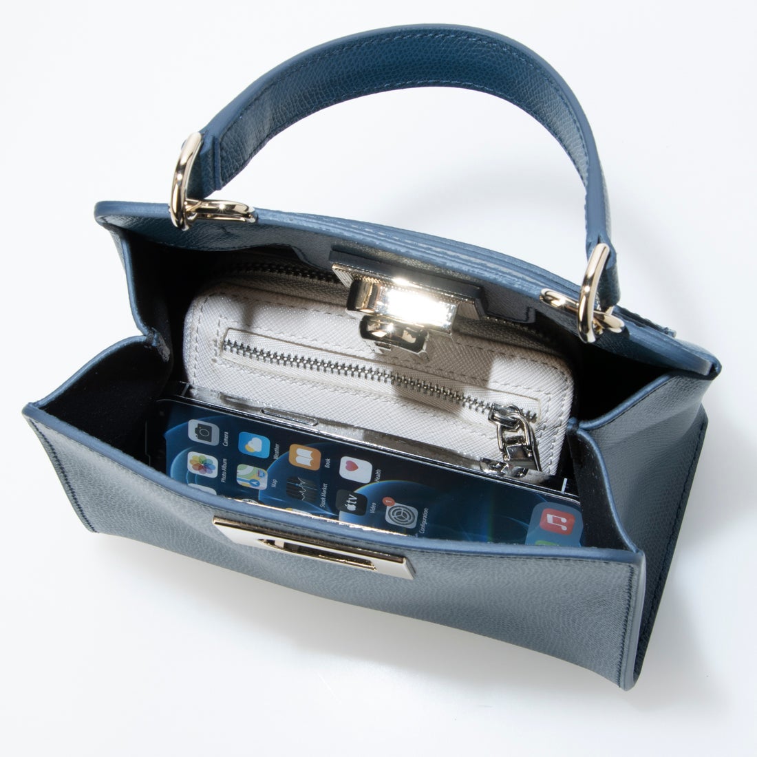 フルラ FURLA 2WAY FURLA 1927 Top Handle Mini （BLU JAY
