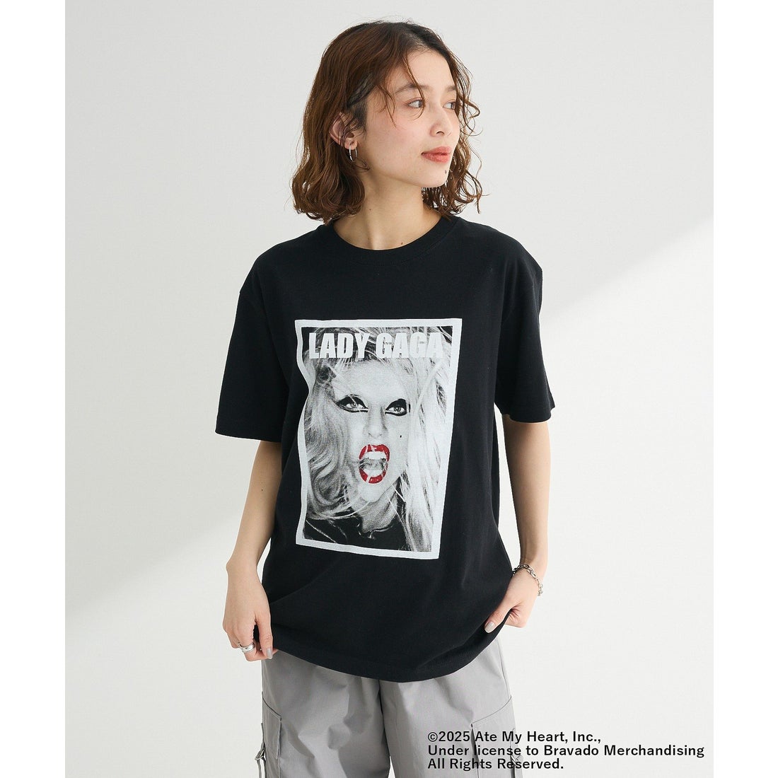 グリーン パークス Green Parks □LADY GAGA-A TEE （ブラック