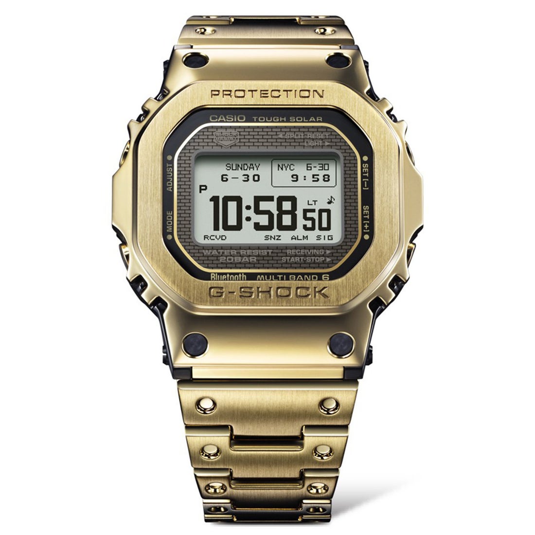 G-SHOCK】フルメタル / スマートフォンリンク&電波ソーラー / GMW