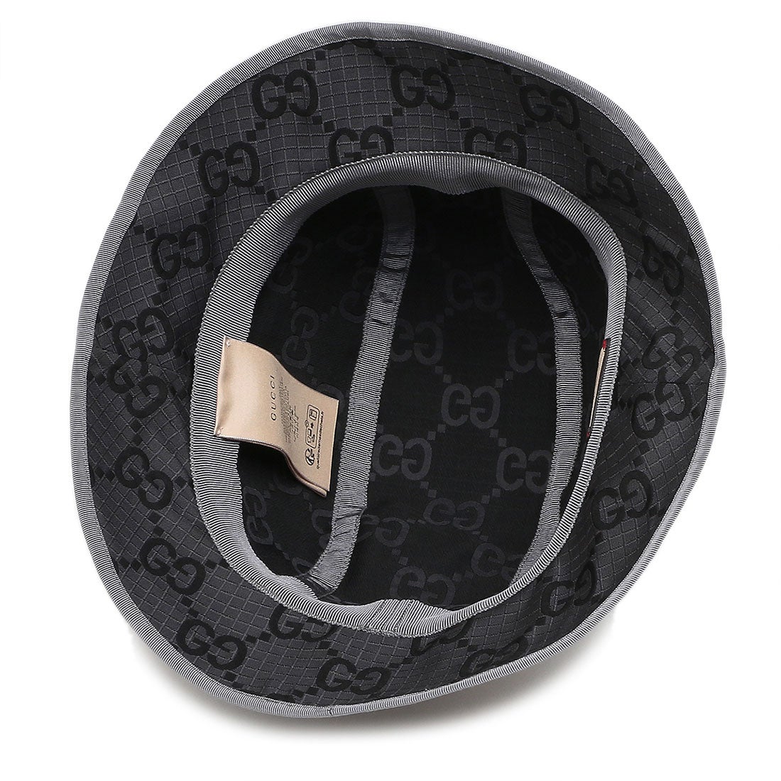 グッチ GUCCI 帽子 GGパターン グレー ブラック メンズ GUCCI 768378