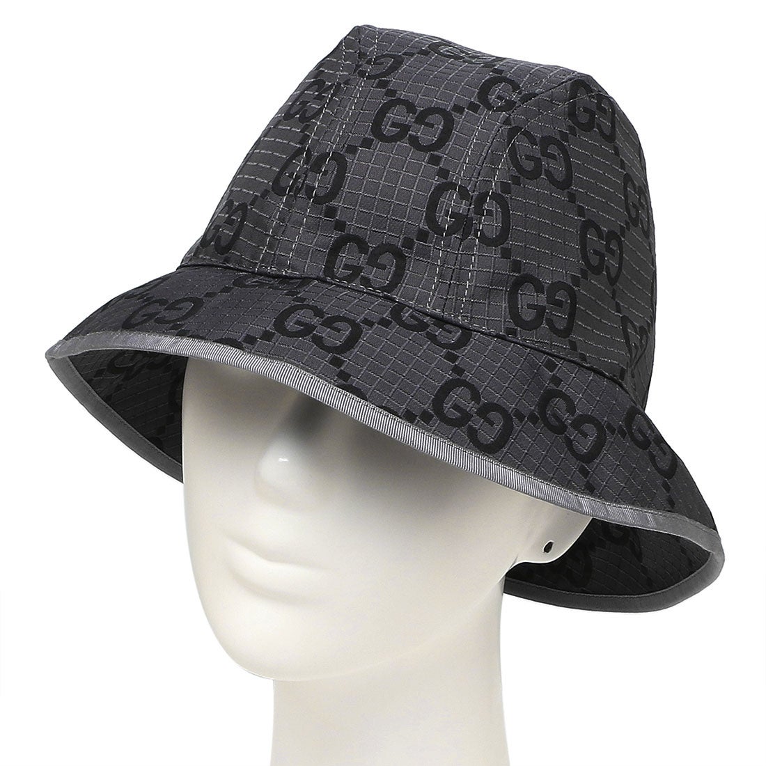 グッチ GUCCI 帽子 GGパターン グレー ブラック メンズ GUCCI 768378