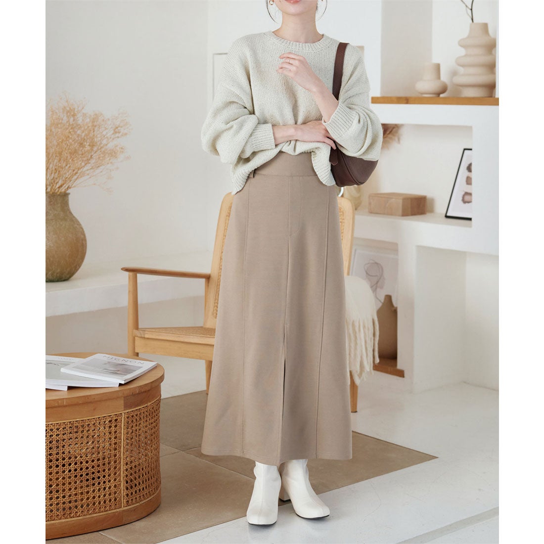 コウベレタス KOBE LETTUCE スパンコールニット [C6948] （アイボリー