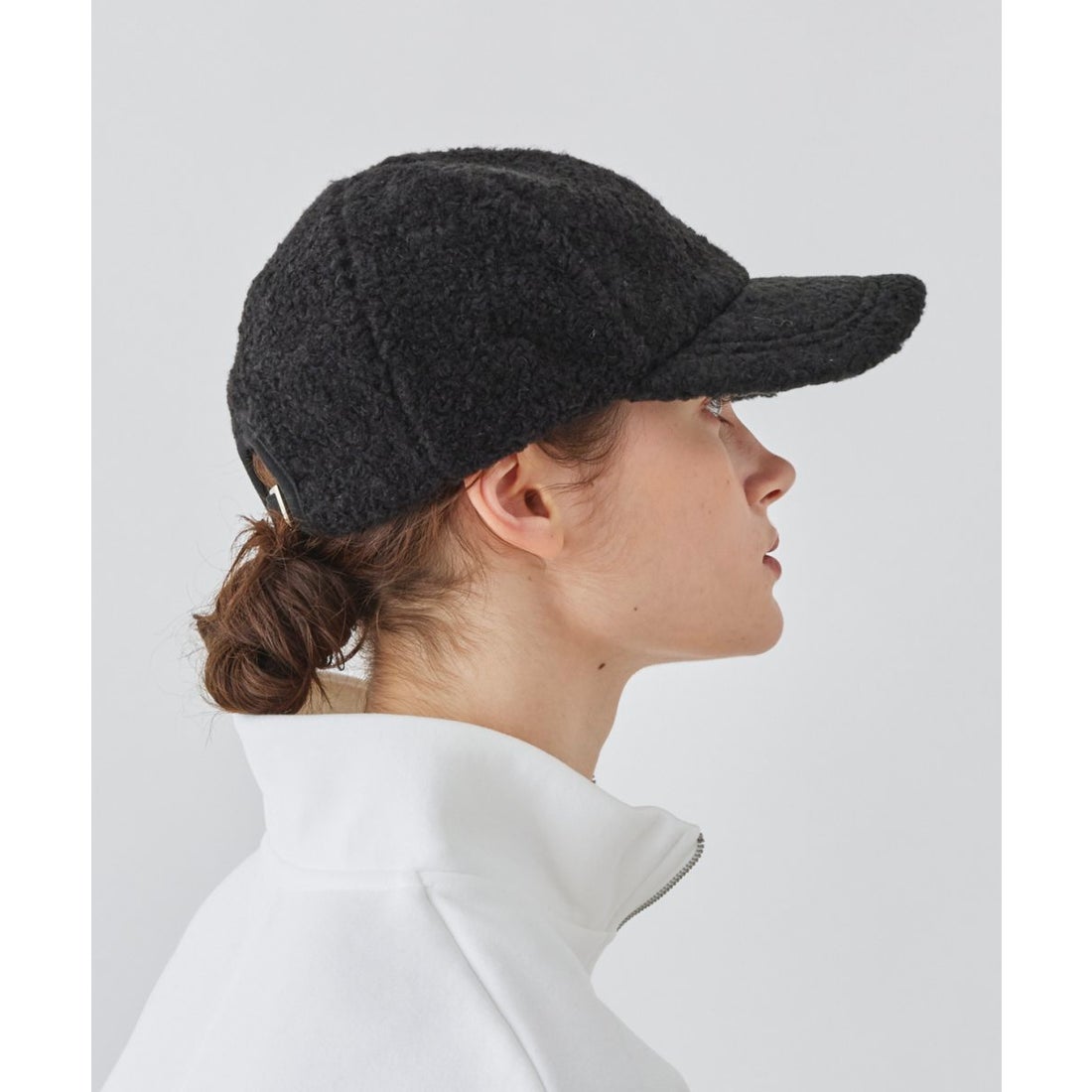 シャポー ド オー Chapeau d'O Chapeau d' O Wool Blend Boa Cap