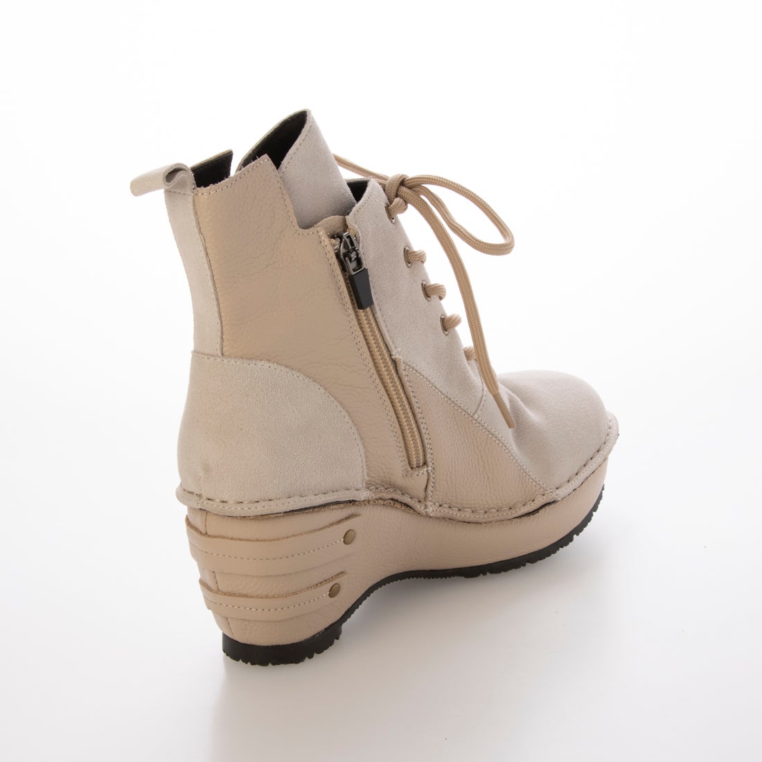 ヒナ デイ グリーン Hina Day Green 厚底 スエードレザー レースアップ