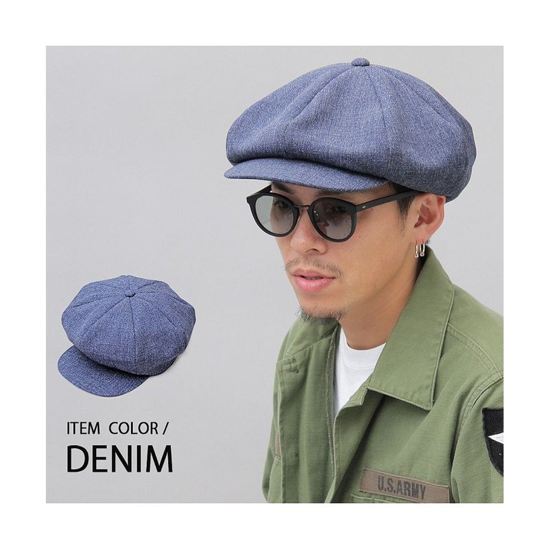 ジェネレス GENELESS キャスケット ハンチング 帽子 メンズ キャップ