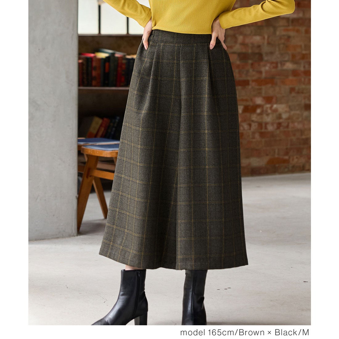 ハニーズ Honeys チェック柄ガウチョパンツ ボトムス パンツ ガウチョ