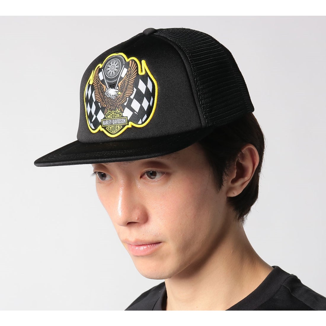 トロフィーバー&シールドトラッカーキャップ -ハーレーダビッドソン