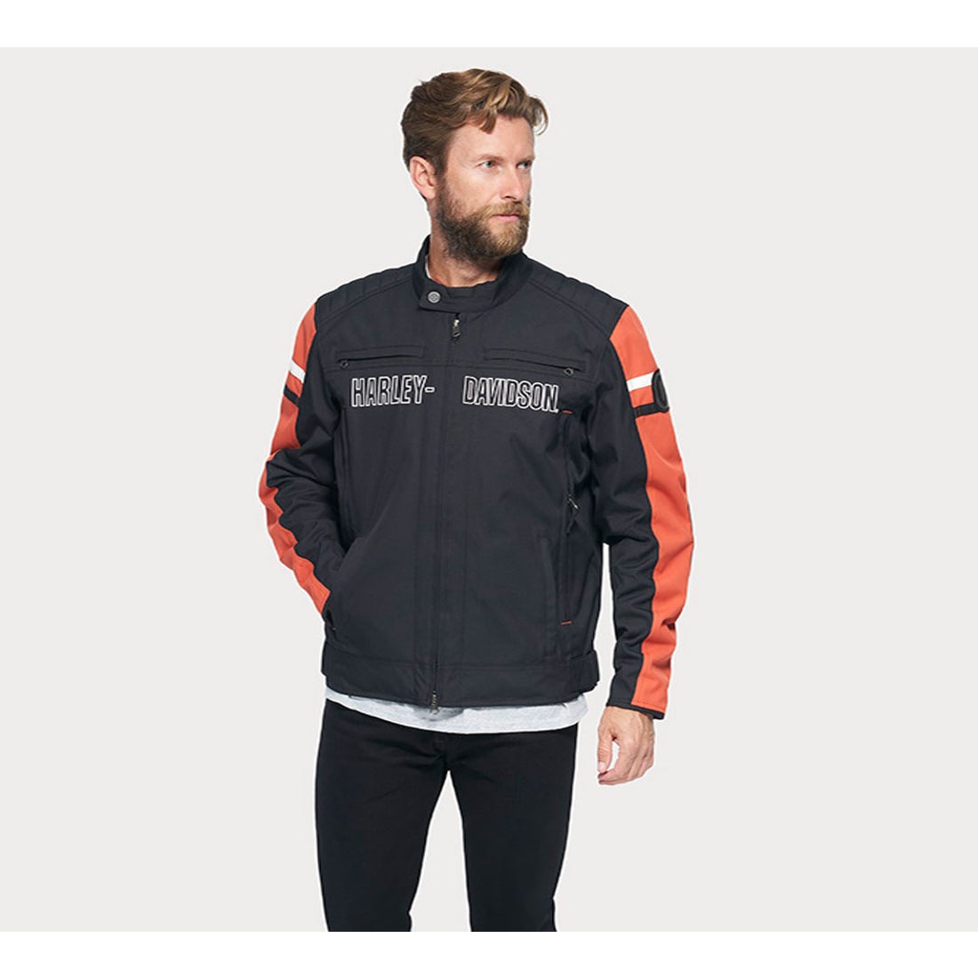ハザード防水テキスタイルジャケット -ハーレーダビッドソン公式