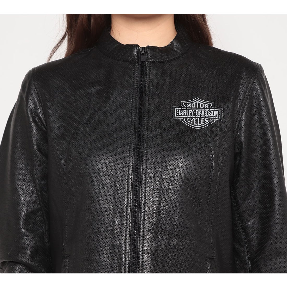 ファクトリーパーフォレイテッドレザージャケット -ハーレー