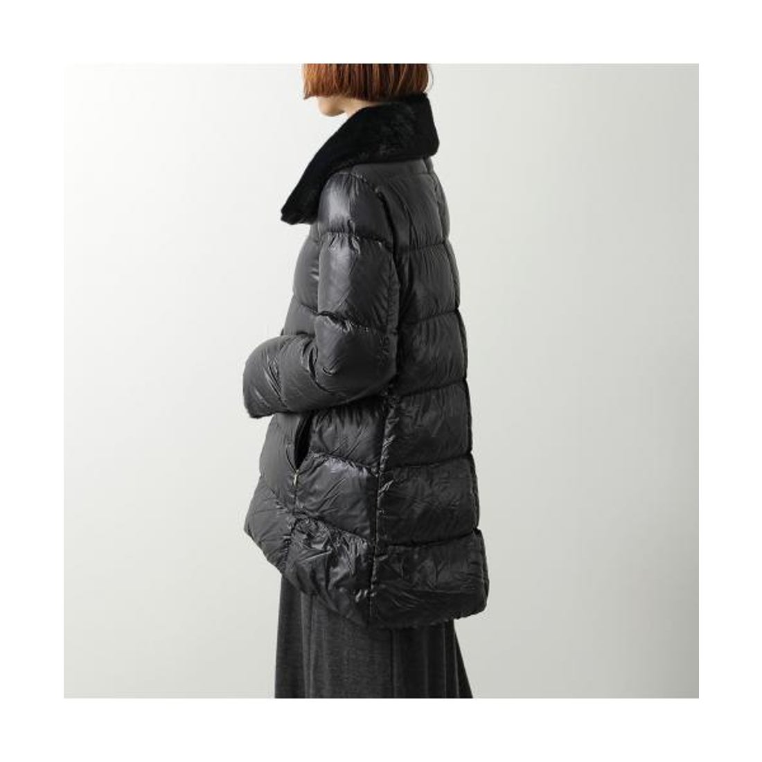 ヘルノ HERNO HERNO ダウンコート PI002140D 12017Z フェイクファー