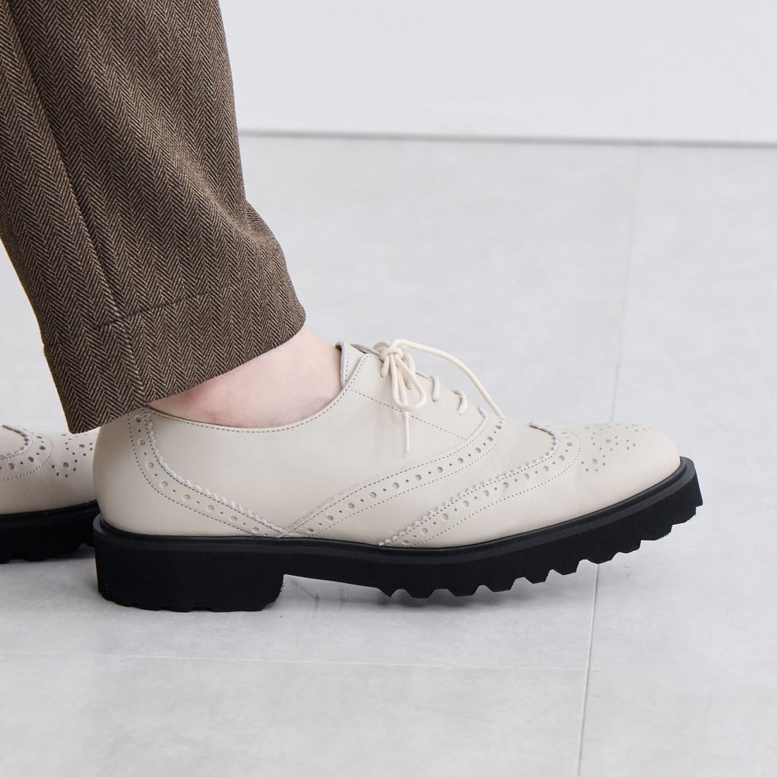 ヒミコ 卑弥呼 トラックソールレースアップシューズ/641301 （ガンメタ