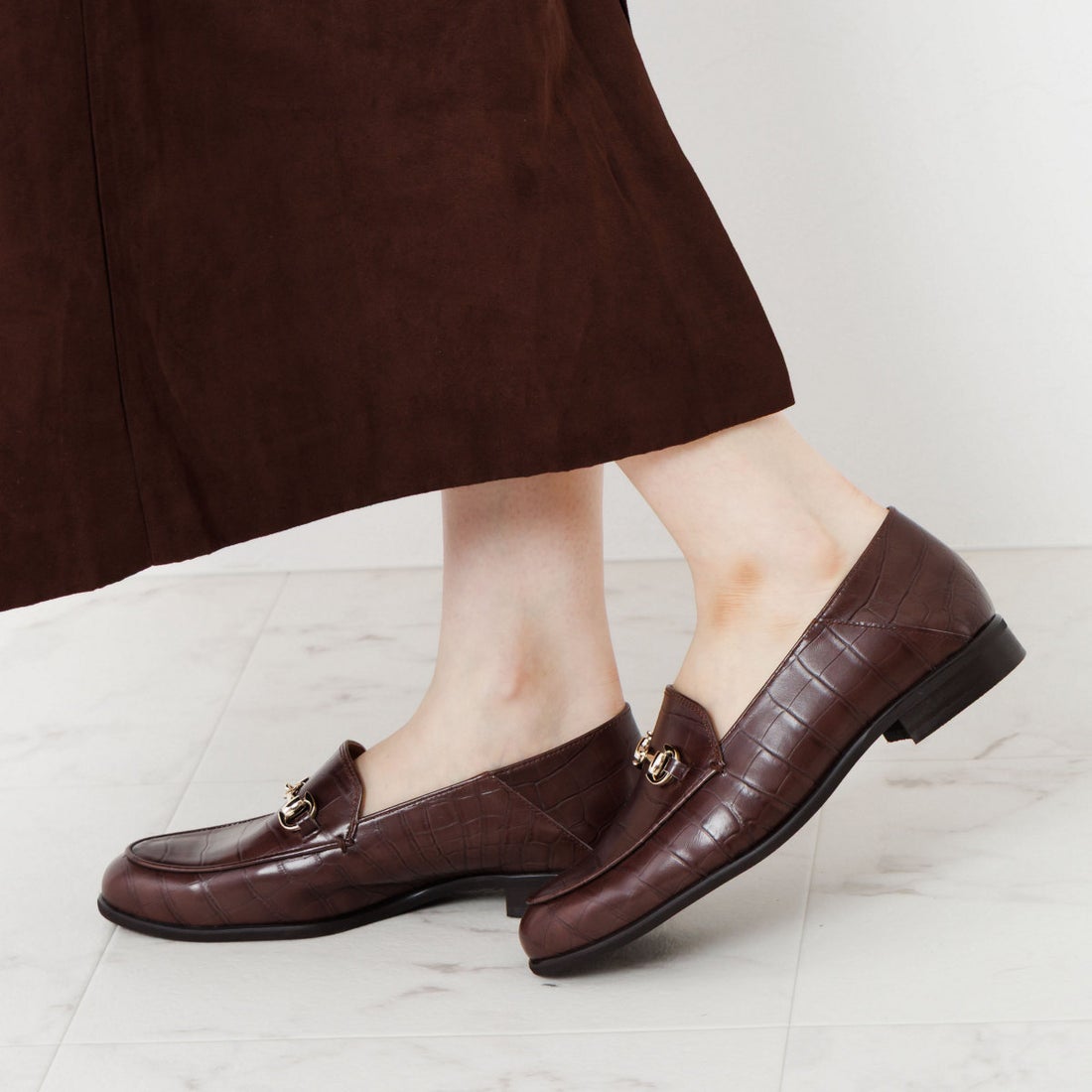 ヒミコ 卑弥呼 バブーシュビットローファー/651304 （グリーン