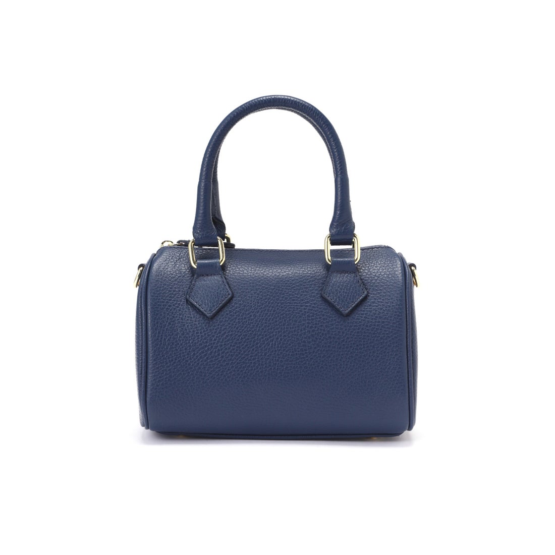 human woman ◇ミニボストンバッグ ブルーネイビー -靴＆ファッション