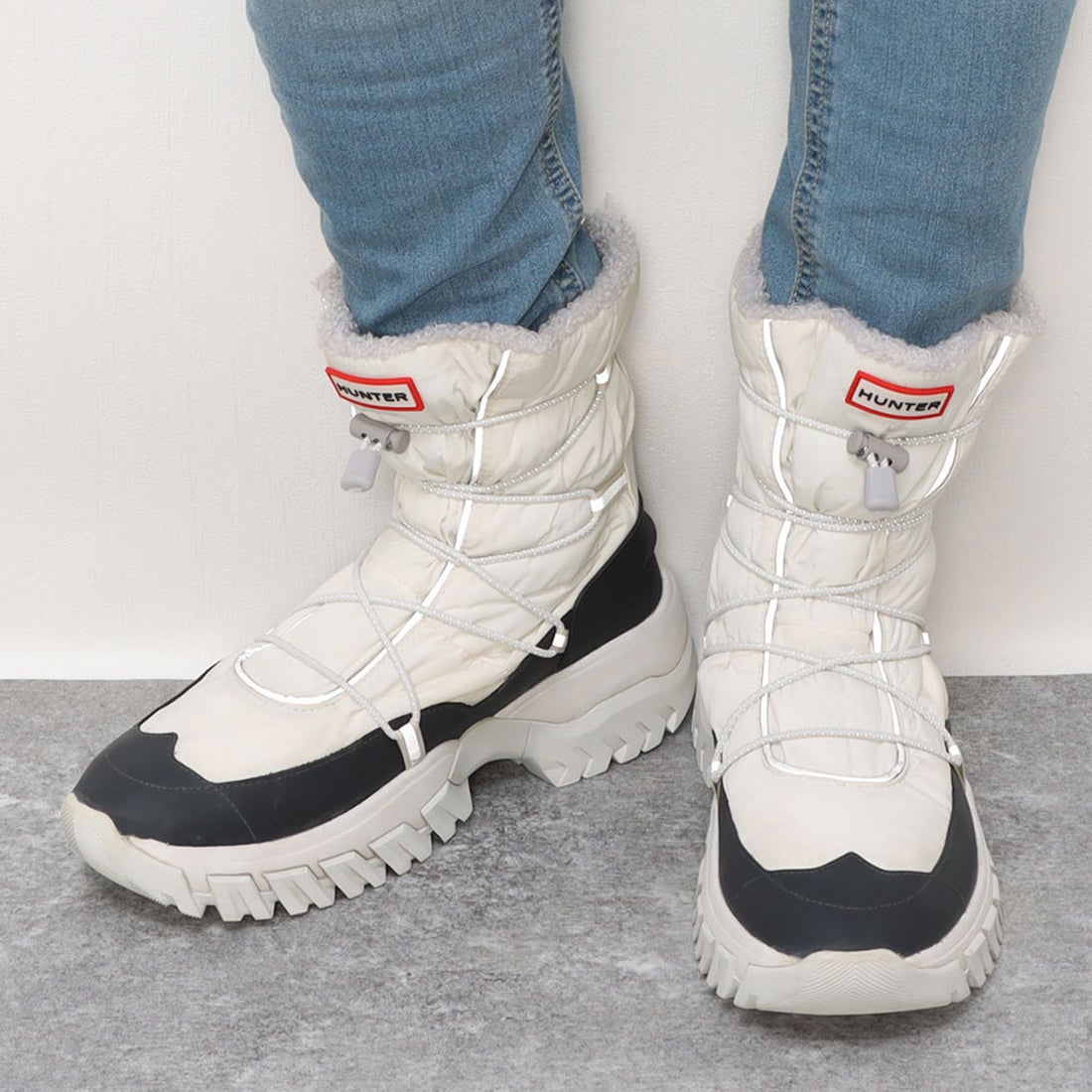 ハンター HUNTER 【メンズ】リサイクルポリエステルスノーブーツ （SSE