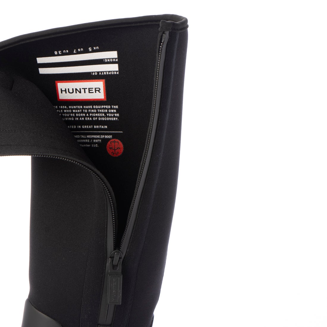 ハンター HUNTER レディース リファインド トール ネオプレン ジップ