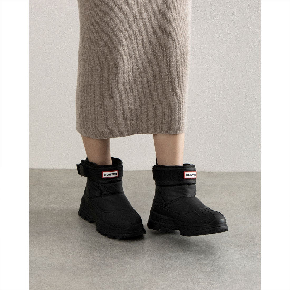 ハンター HUNTER レディース イントレピッド バックル ショート スノー