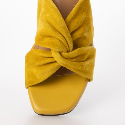 イング ing クロスデザインミュールサンダル （イエロースエード