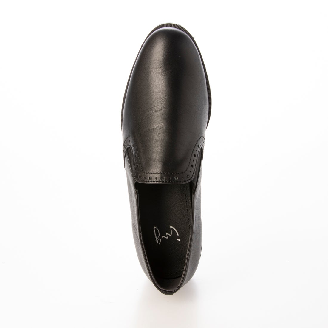 イング ing レザースリッポンシューズ （ブラック） -靴＆ファッション