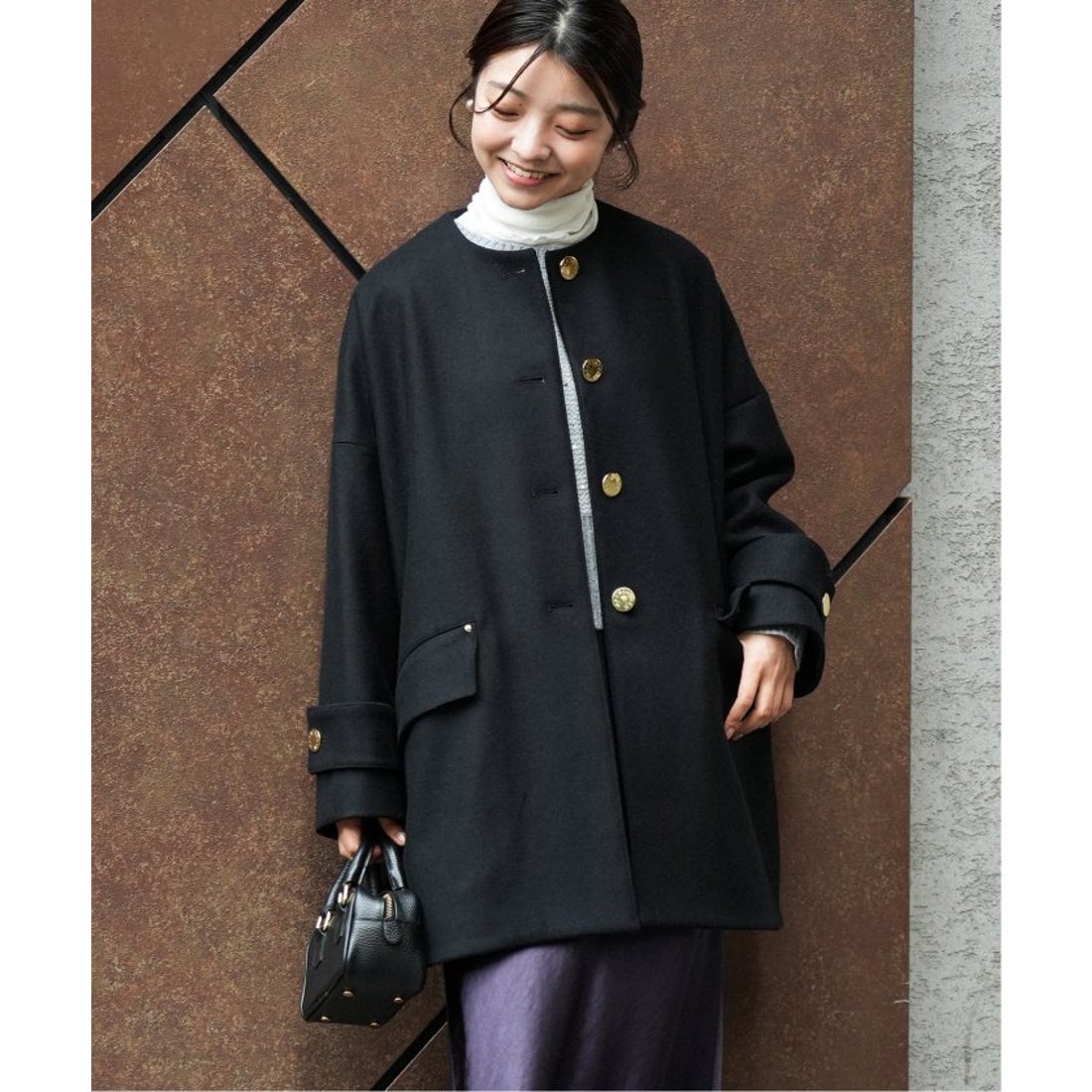 イエナ IENA MACKINTOSH/マッキントッシュ 別注 HUMBIE ノーカラー