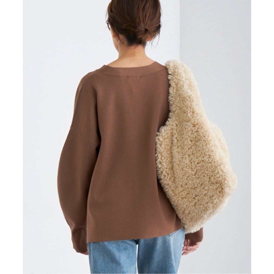 イエナ IENA 《追加2》スーパーファインスムース ショートカーディガン