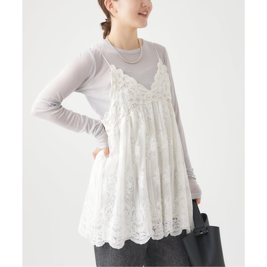 イエナ IENA 《追加予約》アンティークチュールバテンキャミ