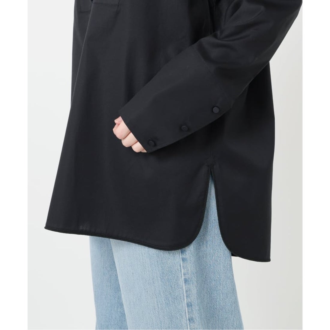 イエナ IENA セイラーカラードレスシャツ （ホワイト） - ファッション