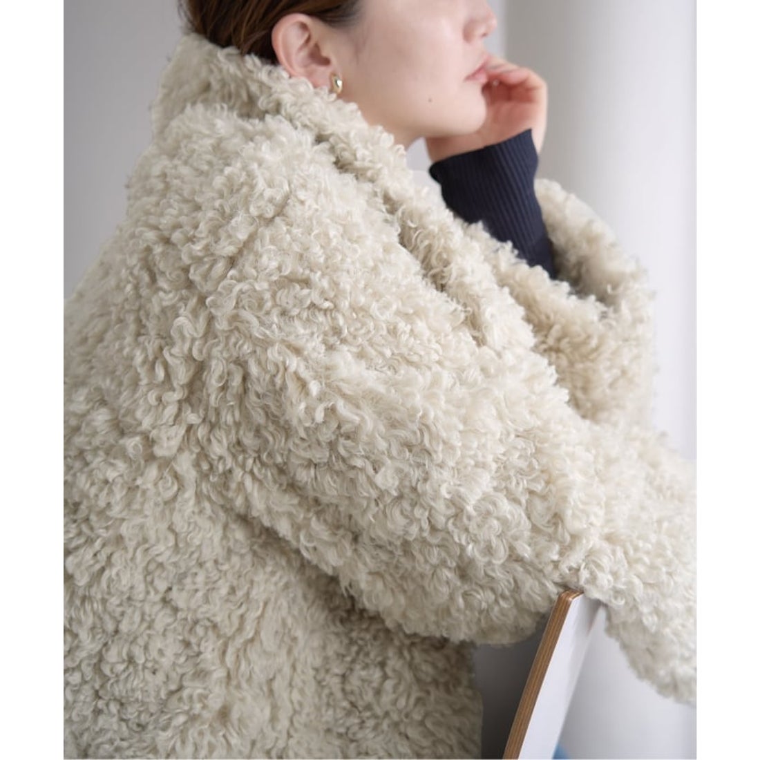 イエナ IENA TISSAVELファーコート （ナチュラル） -ファッション通販