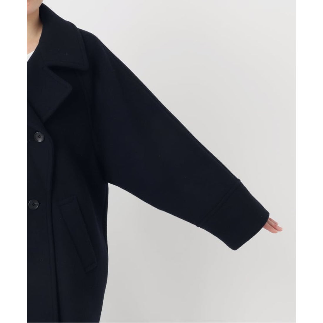 イエナ IENA ダブルブレストハーフコート （ブラウン） -ファッション