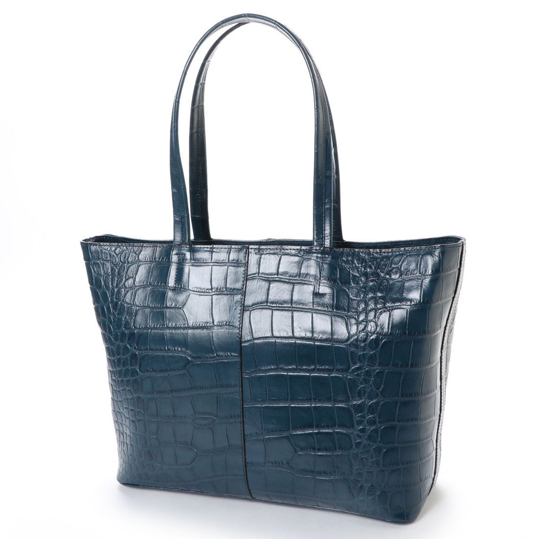 イタリコ ITALICO 日本製 クロコ型押し 牛革 国産 レザー トートバッグ