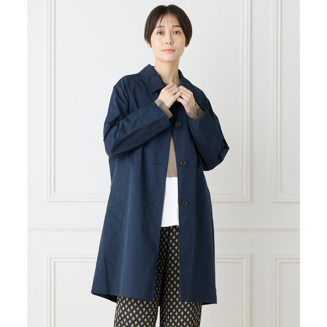 イッツインターナショナル I.T.'S. international ステンカラーコート