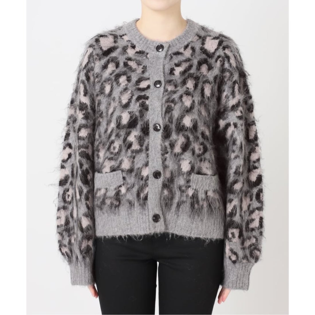 ジャーナルスタンダード JOURNAL STANDARD レオパードシャギーニット