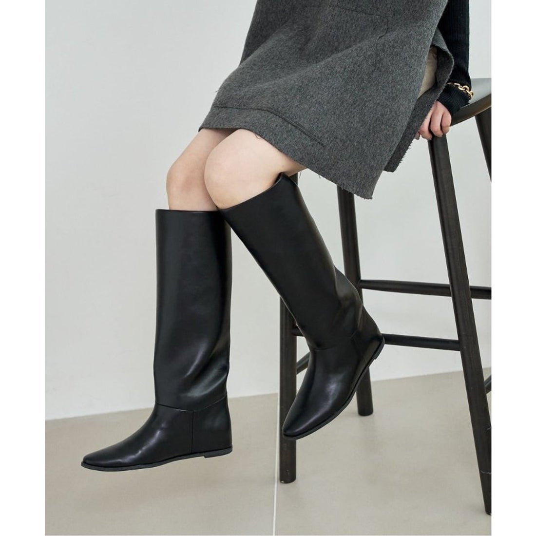 ル タロン LE TALON 《追加4》2cmワイドシャフトロングブーツ