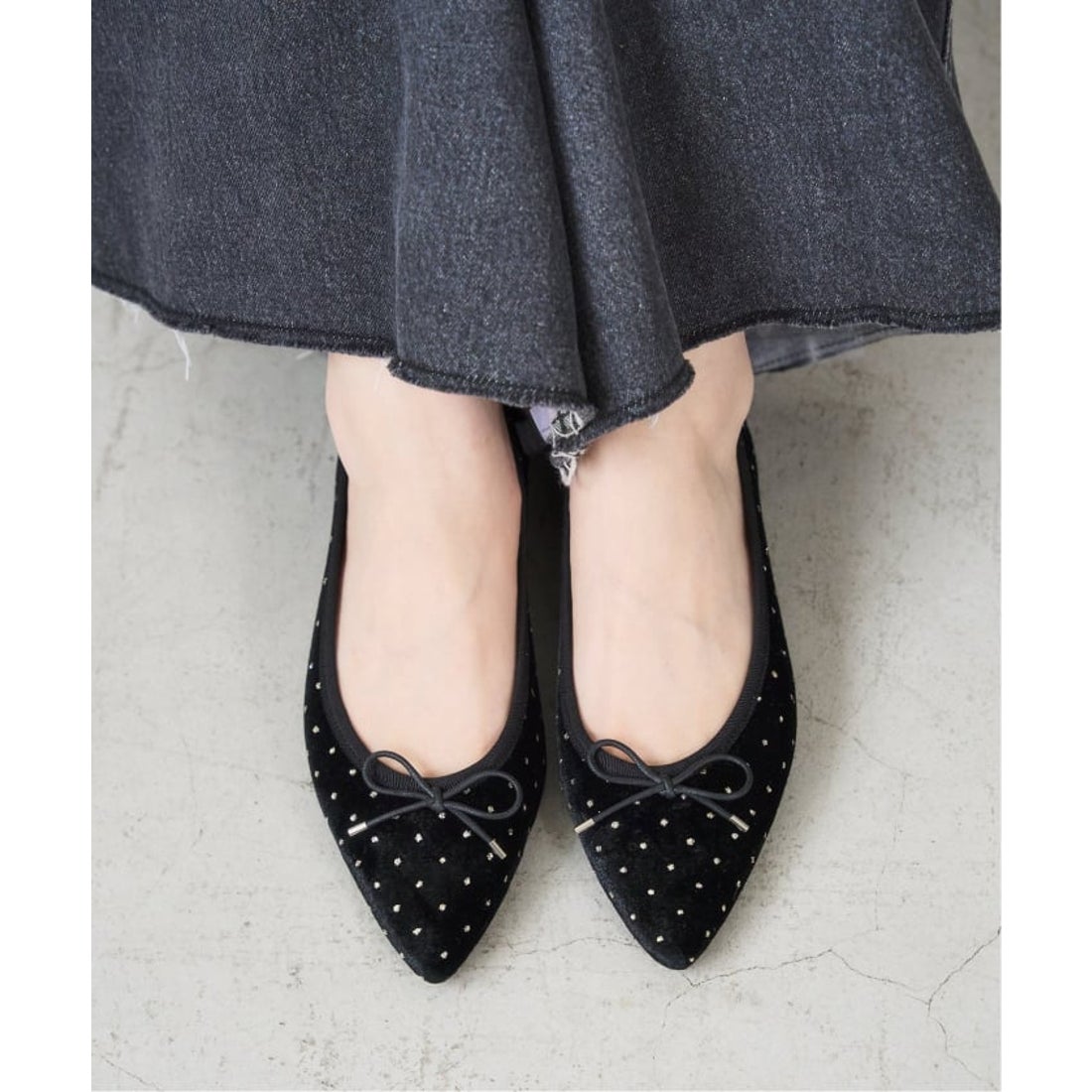 ル タロン LE TALON 《追加》ポインテッドグリッタードットバレエ