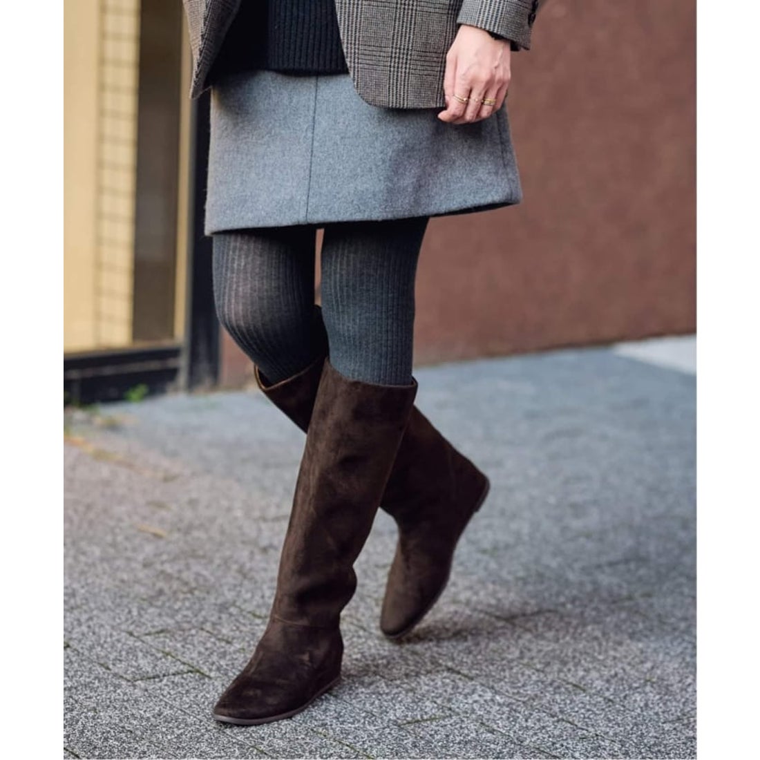 ル タロン LE TALON 《追加予約4》2cmワイドシャフトロングブーツ